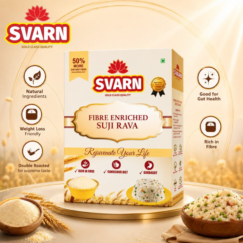 Svarn Fibre-Enriched Suji Rava