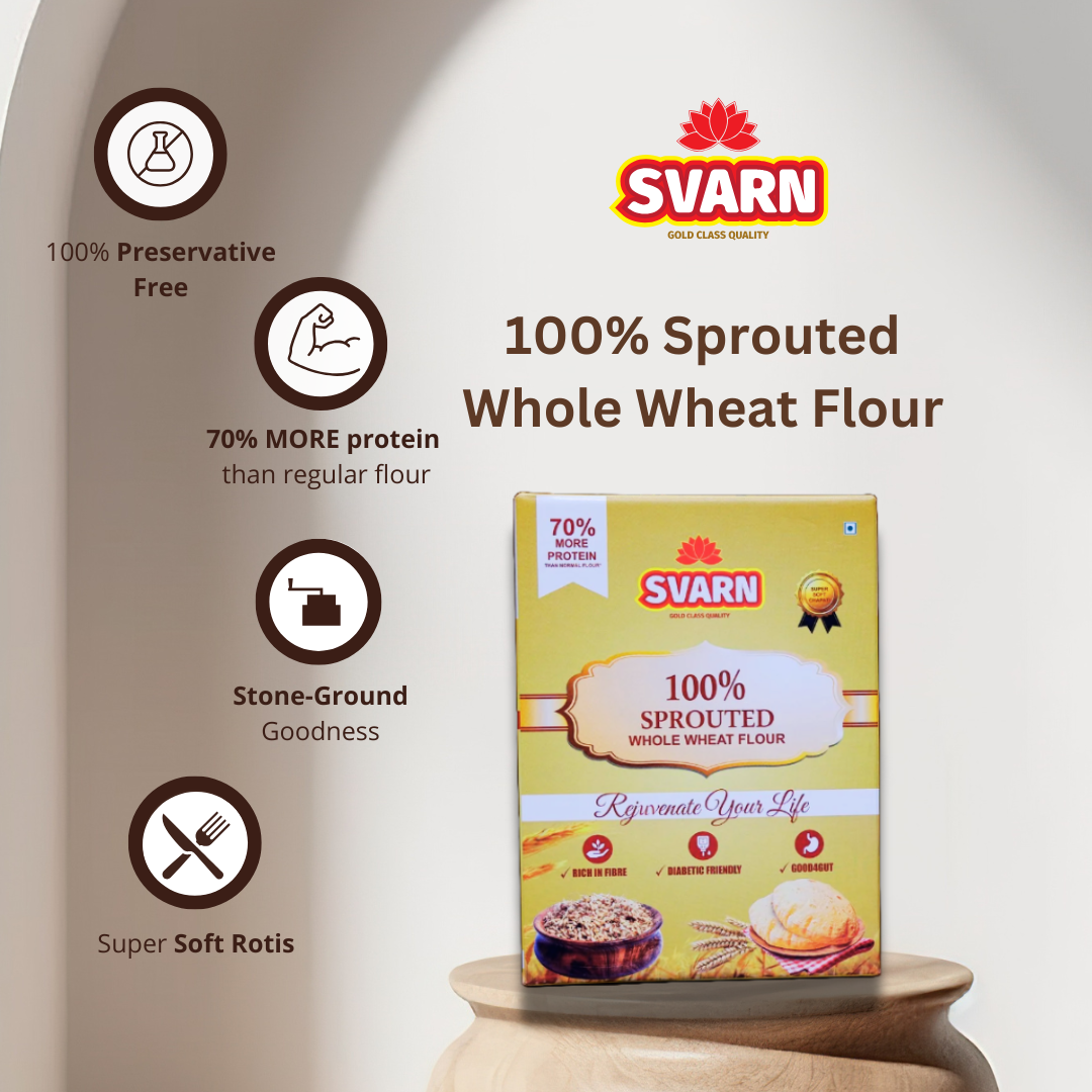 Svarn Sprouted 100% Whole Wheat Atta